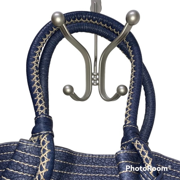 RED BY MARC ECKO - Blue/red/yellow cloth and “leather-like” trim purse - Picture 5 of 10